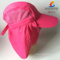 Nuevas mujeres de verano de sol protector de la tapa del casquillo de tapa de la cara de oído y cuello de pesca al aire libre de la máscara de ciclismo sombrero de la solapa